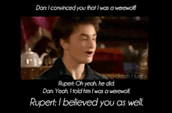 living-death:  Gullible Rupert is gullible. 
