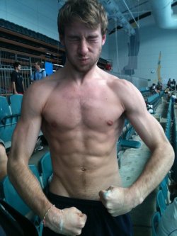 Olympic Gold Medal diver Matthew Mitcham … who just happens