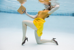 Kacie underwater just outside of Philadelphia, PA. Check out