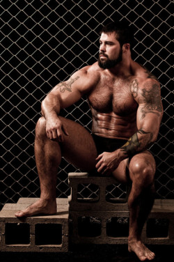 From Muscle Man Hideaway… a great combination of fur,