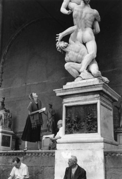 kikisloane:  …staring at the statue, florence, 1951… by ruth