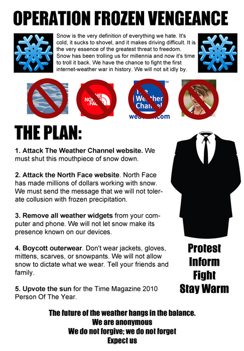 4chan Declares War On Snow