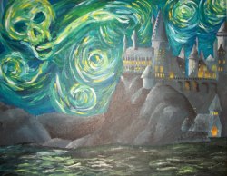 i-say-no-to-status-quo:  potterheadproblems:  alliewonder:  painting