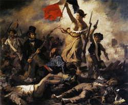 10  art-history:  Eugène Delacroix, La Liberté guidant le