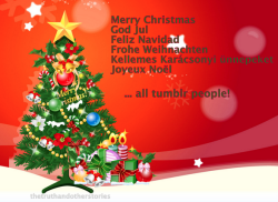 Merry Christmas all tumblr people!