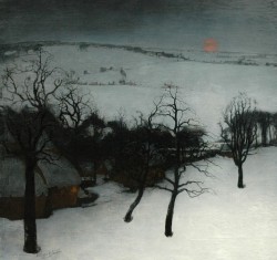 snowce:  Valerius De Saedeleer, Winter landscape, 1931 