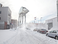 laughingsquid:  Williamsburg Turns Into The Snow and Ice Planet