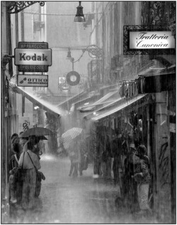 luzfosca:  A rainy day on the street 