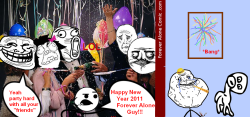 cerealguycomic:   Forever Alone Party —- Reblog and say YAY!