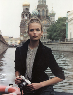 Natasha Poly  “From Russia With Love” in Marie Claire