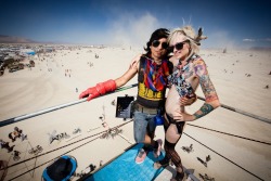 Oh, how I love Burning Man.  This photo was gifted by a random