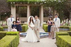 Stephanie Williams Photography Blue and Peach California Wedding