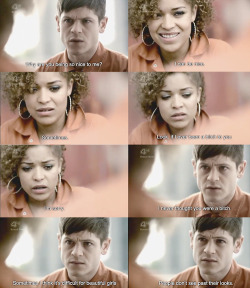 strawhats:  Misfits, Season 2 Episode 3 SIMON IS SO SWEET d’awwww