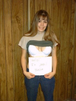 don&rsquo;t put the sign in front of the sexy sexiness, lol. nice boobs and cleavage though :)