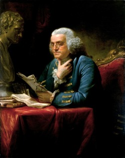 disturbthebookmites:  Benjamin Franklin, David Martin 