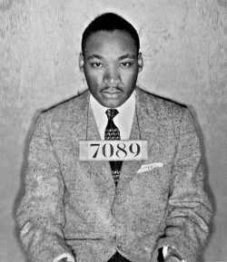 On April 16, 1963, Martin Luther King was imprisoned in Birmingham,