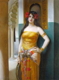 Léon François Comerre (1850 - 1934) An Arab Beauty, date unknown. 