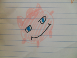 johto:  my mom drew the face 