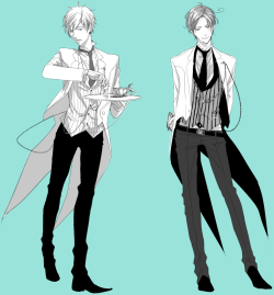 ffffff I wish I had butlers like these