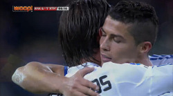 Cristiano, I would also enjoy hugging Sergio …