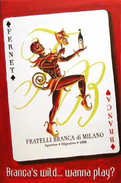 thebrokenart:  “Fernet Branca” (24” x 36”) Acrylic on