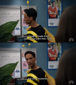crispy-teigen:  Abed: Annie, question. Is Pierce marijuana? And