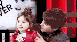  Justin: Say ‘I love you’ Jazzy: I wove u! 