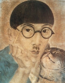arsvitaest:  Léonard Foujita, Self-portrait 