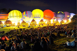 sunsurfer:  Night Glow, Hot Air Ballon Festival, Bristol, England