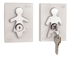 HIS AND HERS KEY HOLDERS | Man and Woman Key Hooks | UncommonGoods