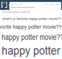 ojosverdesdeacuarela:   imholeyfred Happy Potter, the boy who