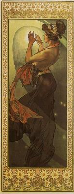 lostsplendor:  Pole Star, Alphonse Mucha.  Click for Source.