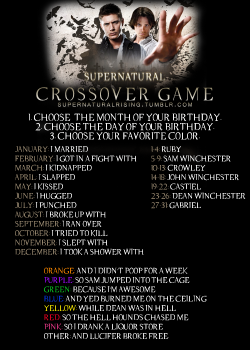 angelofthelord:  I kissed Sam Winchester, so Sam jumped into