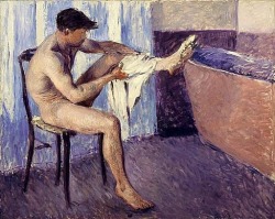 chasescott-deactivated20110504:  Gustave Caillebotte, Homme s’essuyant