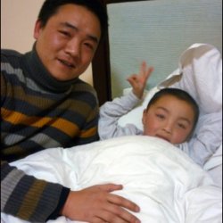 npr:  Three years ago, three-year-old Peng Xinle was kidnapped