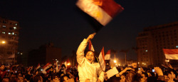 nickastig:  Democracy protests bring down Egypt’s Mubarak CAIRO