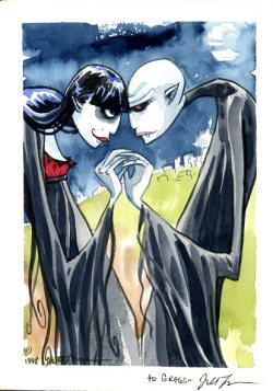 greggorysshocktheater:  Count Maxwell and Ruby from Jill Thompson’s