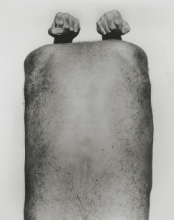 Self Portrait (Back with Arms Above) photo by John Coplans, 1984