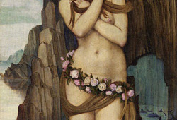 peggymoffitt:  Venus Rising From The Sea, John Roddam Spencer