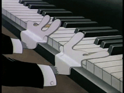 gifake:  Tom and Jerry(The Cat Concerto, 1947)