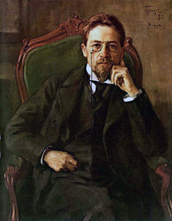 hipsteroscopy:  Portrait of Anton Chekhov, 1898. Osip Braz. 