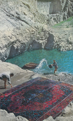 wilderness-queen: nationalgeographicscans:  Rug Washers in Tehran,