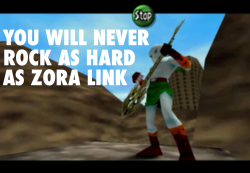 lasertits:  You will never rock as hard as Zora Link. 