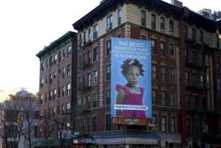 tresamarilloaves:  newwavefeminism:   The three-story billboard