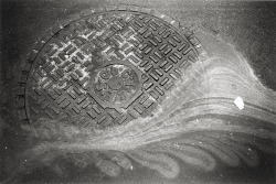 untitled photo by Joseph Dankowski, manholes series, 1971