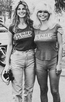 blueruins:  Loni Anderson and Jan Smithers of WKRP in Cincinnati