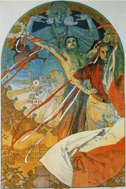 malebeautyinart:  Alphonse Mucha. 8th Sokol Festival (1912).