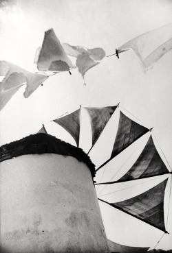 Windmill, Mykonos photo by Norman Parkinson, 1962