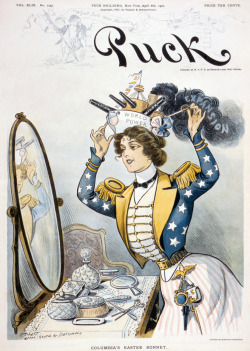 gdfalksen:  The cover of Puck magazine, April 6th, 1901. The