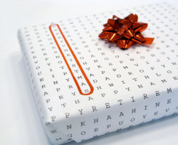 Universal wrapping paper  Designed by Fabio Milito and Francesca